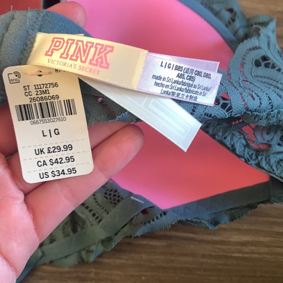 NWT Victoria’s Secret Push Up Lace Bralette - Picture 3 of 4